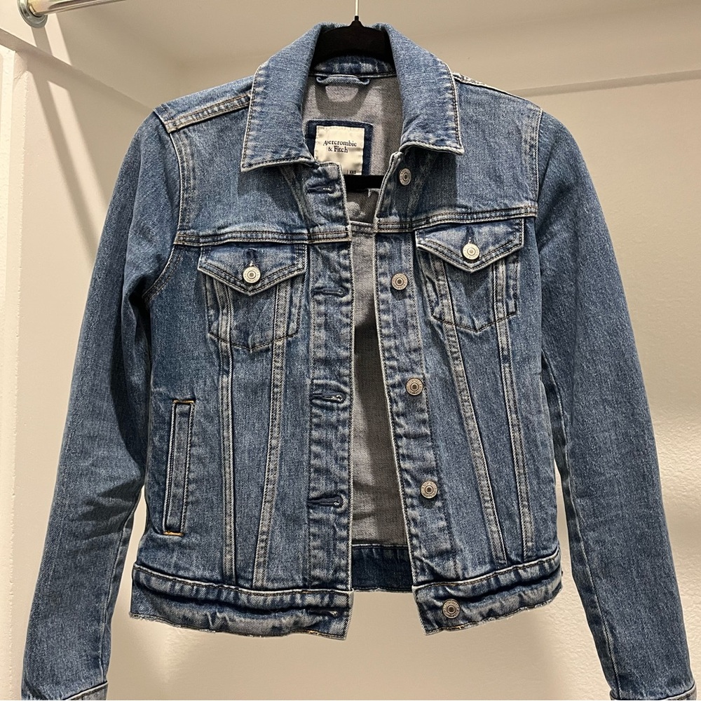 Abercrombie & Fitch Light Blue Denim Jacket